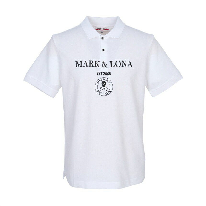 【3%オフクーポン配布中】 MARK & LONA マークアンドロナ メンズ 半袖Tシャツ MLM 6A AP02 WHITE｜LUXBOY店