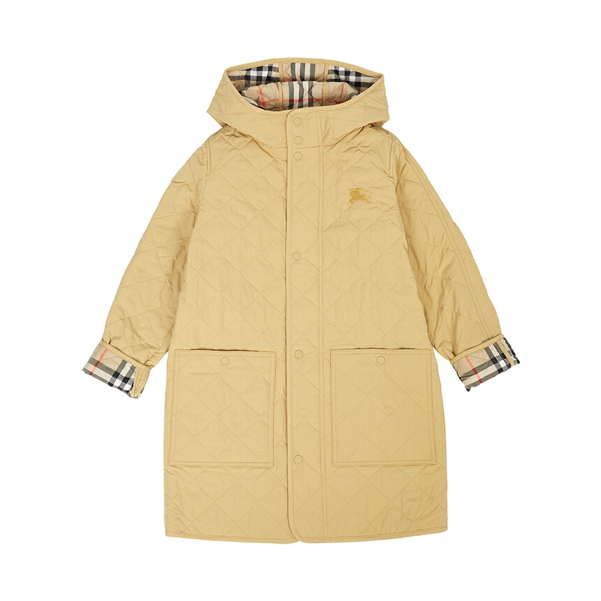 【3%オフクーポン散り散り中】 BURBERRY KIDS バーバリーキッズ もの言う花 厚地の外套 8109323 14Y