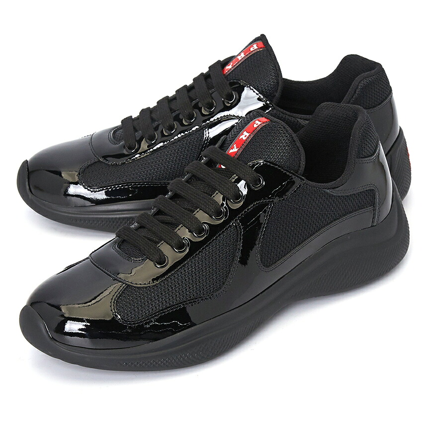 【3%オフクーポン別れ別れ中】 PRADA プラダ 4E3400 ASZ F0002 メンズ スニーカー