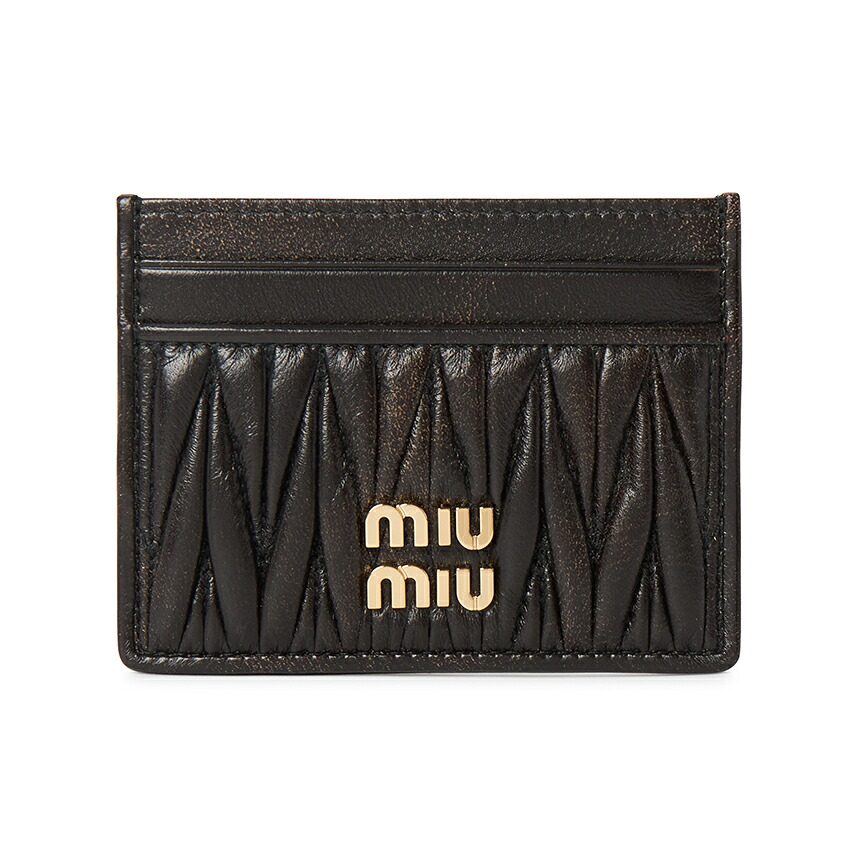 【3%オフクーポン配布中】 MIUMIU ミュウミュウ レディース カードケース 5MC076 AF6Q F0201｜LUXBOY店
