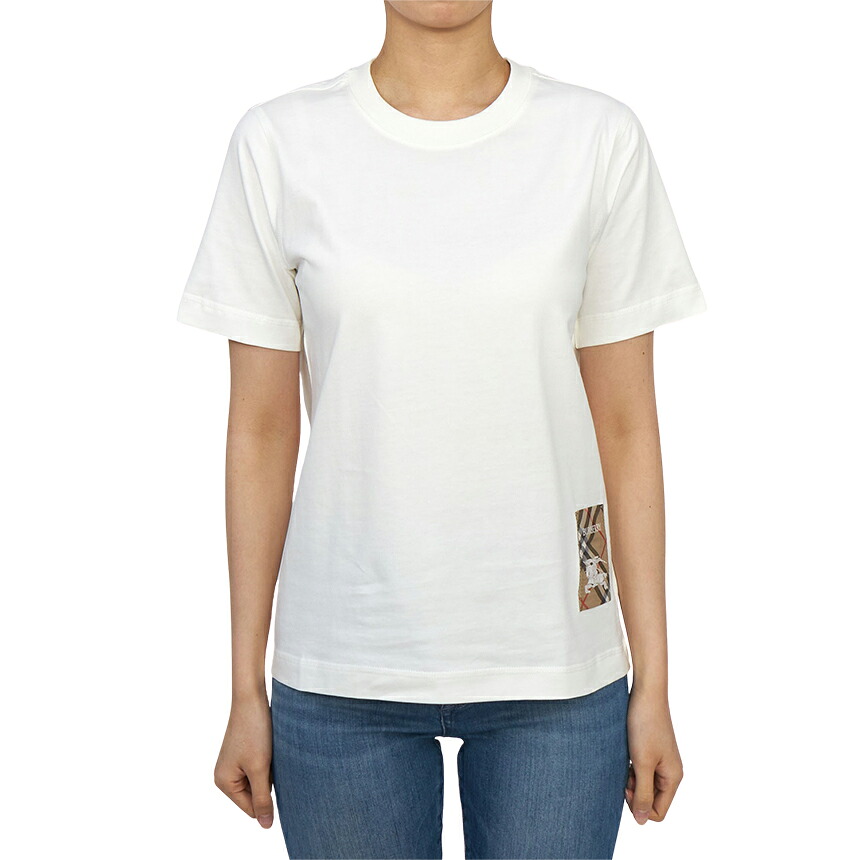 【3%オフクーポン配布中】 BURBERRY バーバリー レディース 半袖Tシャツ WW FOR 8104886 B7078|LUXBOY店