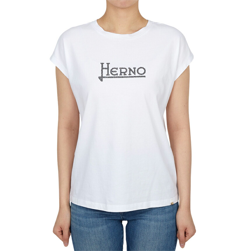 【3%オフクーポン別れ別れ中】 HERNO 地獄ノ レディース 半袖プルオーバー JG000304D 52126 1000