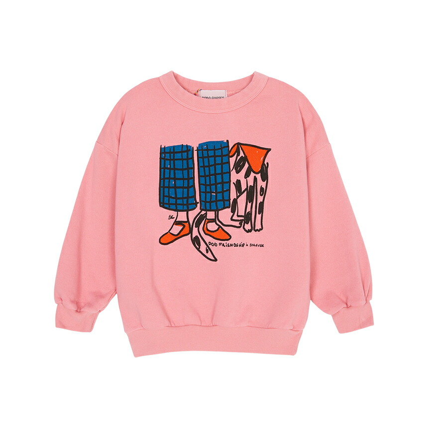 【3%オフクーポン別れ別れ中】 BOBO CHOSES ボボショース もの言う花 長袖プルオーバー B126AC047