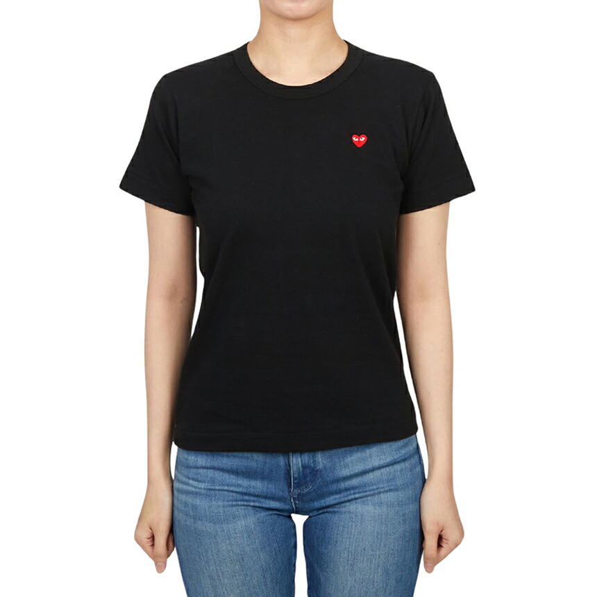 【3%オフクーポン離れ離れ中】 COMME DES GARCONS コムデ給仕 レディース 半袖ティーシャツ AZ T199 051 1 トップス-レディースファッション
