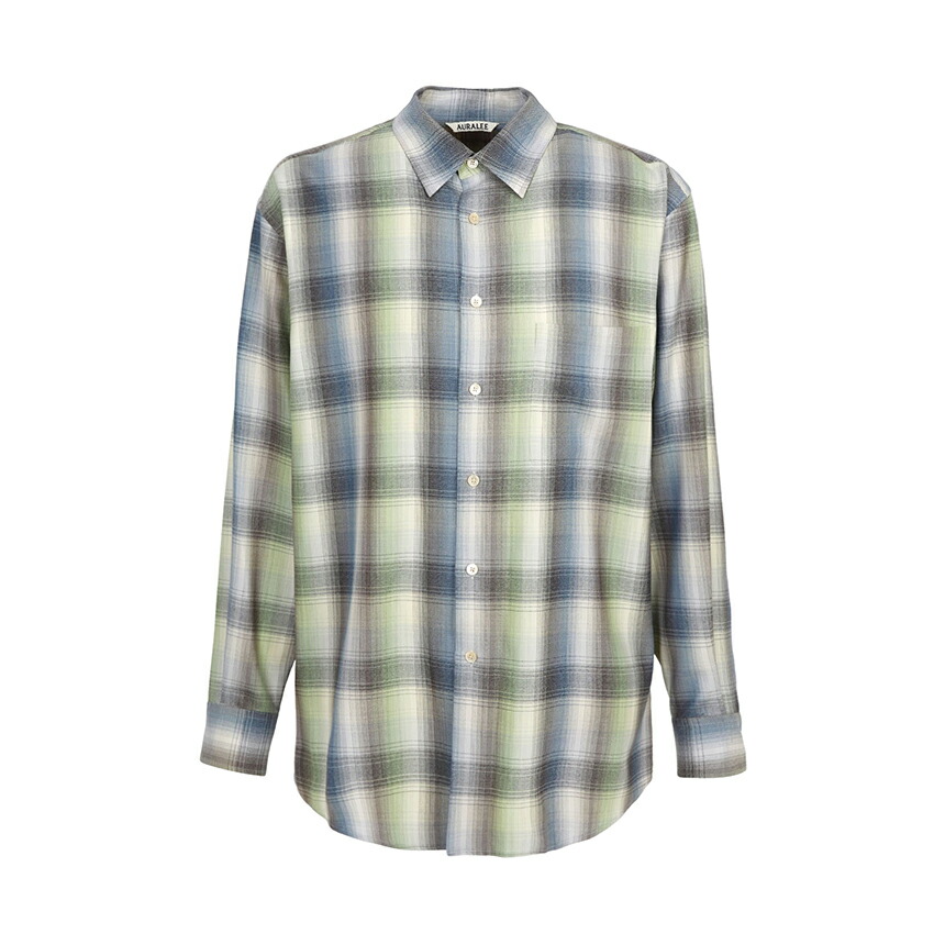楽天市場】オーラリー AURALEE メンズ 長袖シャツ QUILTED LIGHT SILK