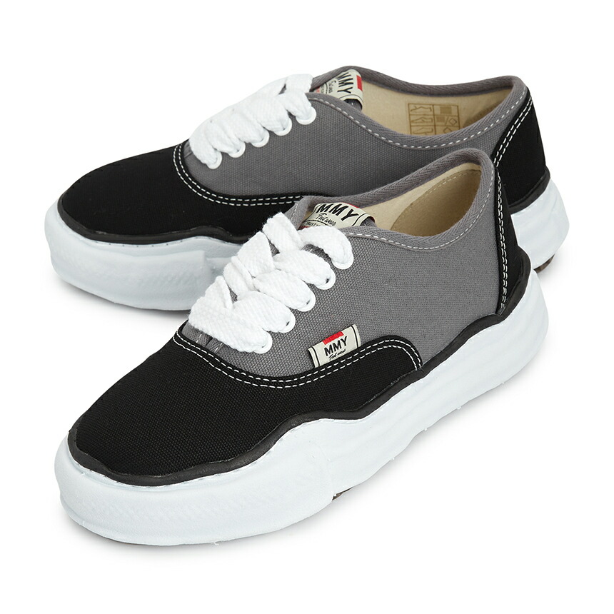 【3%オフクーポン別れ別れ中】 MAISON MIHARA YASUHIRO メゾンミハラヤスヒロ メンズ スニーカー A13FW738 BLK GRY