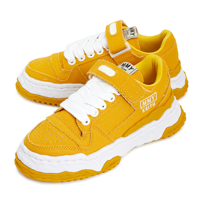 【3%オフクーポン別れ別れ中】 MAISON MIHARA YASUHIRO メゾンミハラヤスヒロ メンズ スニーカー A15FW740 YELLOW