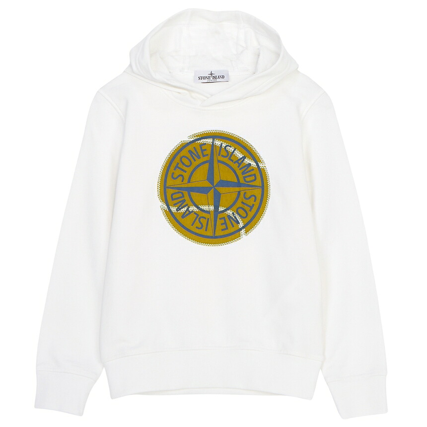 【3%オフクーポン別れ別れ中】 STONE ISLAND KIDS ストーンアイランドキッズ もの言う花 長袖プルオーバー 781662875 V0001 6A8A