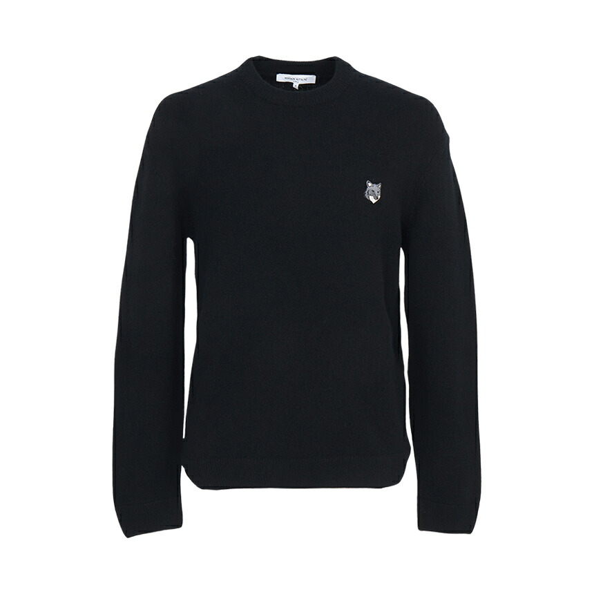 【3%オフクーポン散り散り中】 MAISON KITSUNE 住み家 稲荷 メンズ 編み物 PM00803KT1006 P199