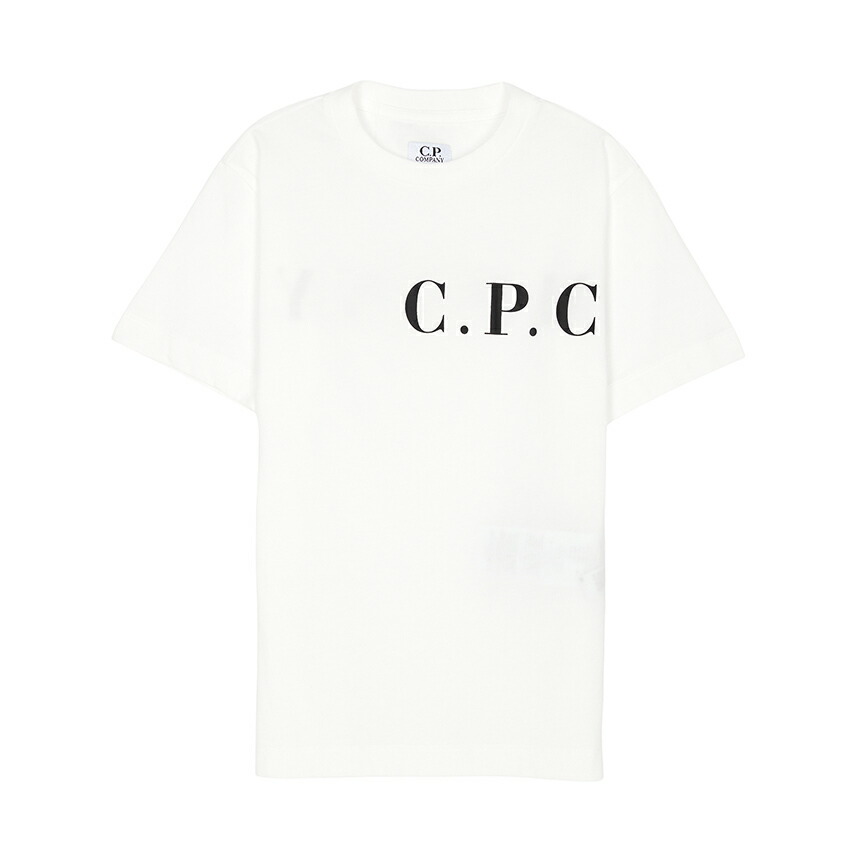 【3%オフクーポン別れ別れ中】 CP COMPANY KIDS シーピーカンパニーキッズ もの言う花 半袖プルオーバー C5M00L LAA17 10135