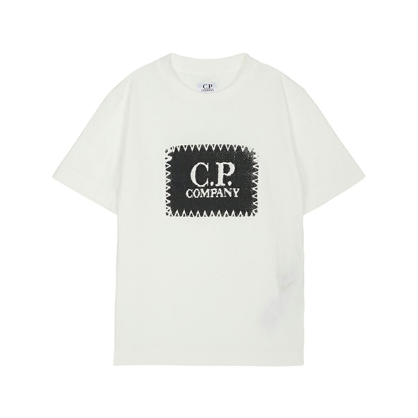 【3%オフクーポン別れ別れ中】 CP COMPANY KIDS シーピーカンパニーキッズ もの言う花 半袖プルオーバー CMM00T LAA17 10135