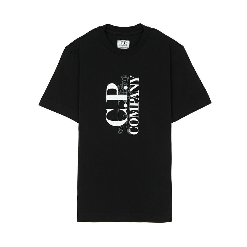 【3%オフクーポン別れ別れ中】 CP COMPANY KIDS シーピーカンパニーキッズ もの言う花 半袖プルオーバー CUM00V LAA17 60100