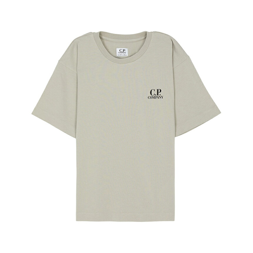 【3%オフクーポン別れ別れ中】 CP COMPANY KIDS シーピーカンパニーキッズ もの言う花 半袖プルオーバー CUM00W LAA17 60069