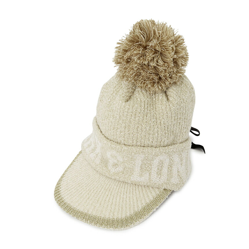 【3%オフクーポン別れ別れ中】 MARK \u0026 LONA マークアンドロナ レディース ゴルフ?ビーニー MLF 5C FC23 BEIGE