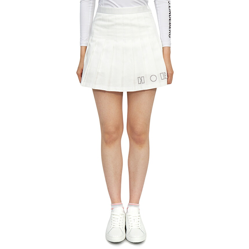 【3%オフクーポン配布中】【着後レビューで1000円OFFクーポン特典】 HORN GARMENT ホーンガーメント レディース ゴルフスカート HCW 2C AE01 WHITE|LUXBOY店