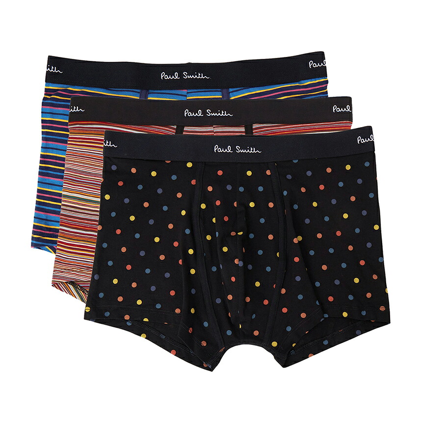 【3%オフクーポン散り散り中】 PAUL SMITH 極点スミス メンズ アンダー御召しもの M1A 914 U3PK86 1A