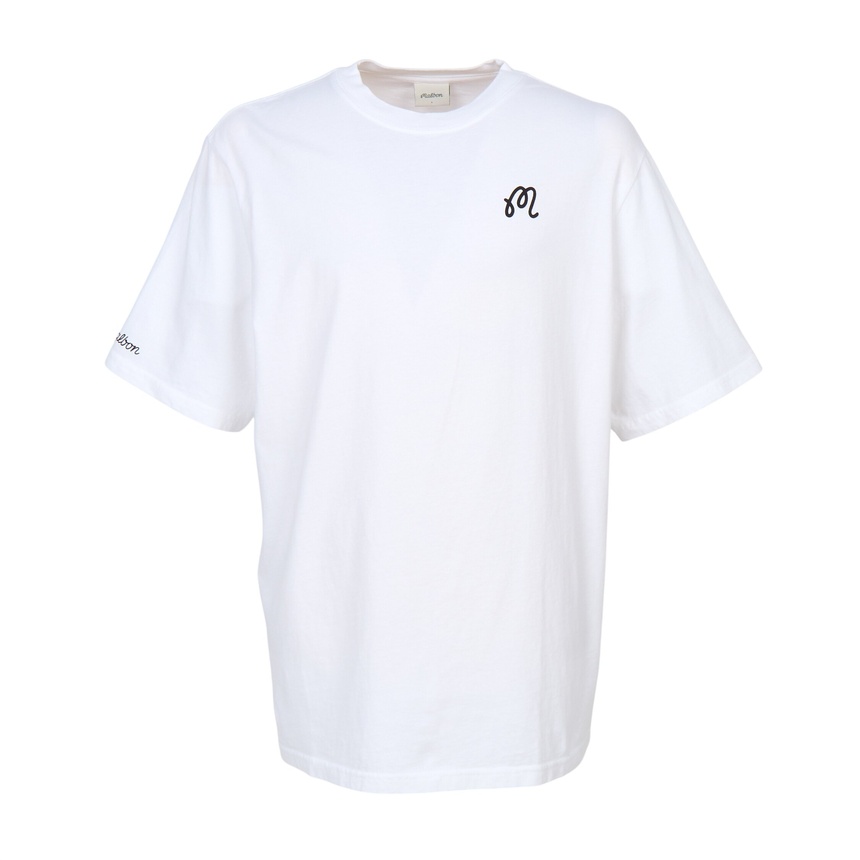 【3%オフクーポン配布中】 MALBON GOLF マルボンゴルフ メンズ 半袖Tシャツ M9398 WHT｜LUXBOY店