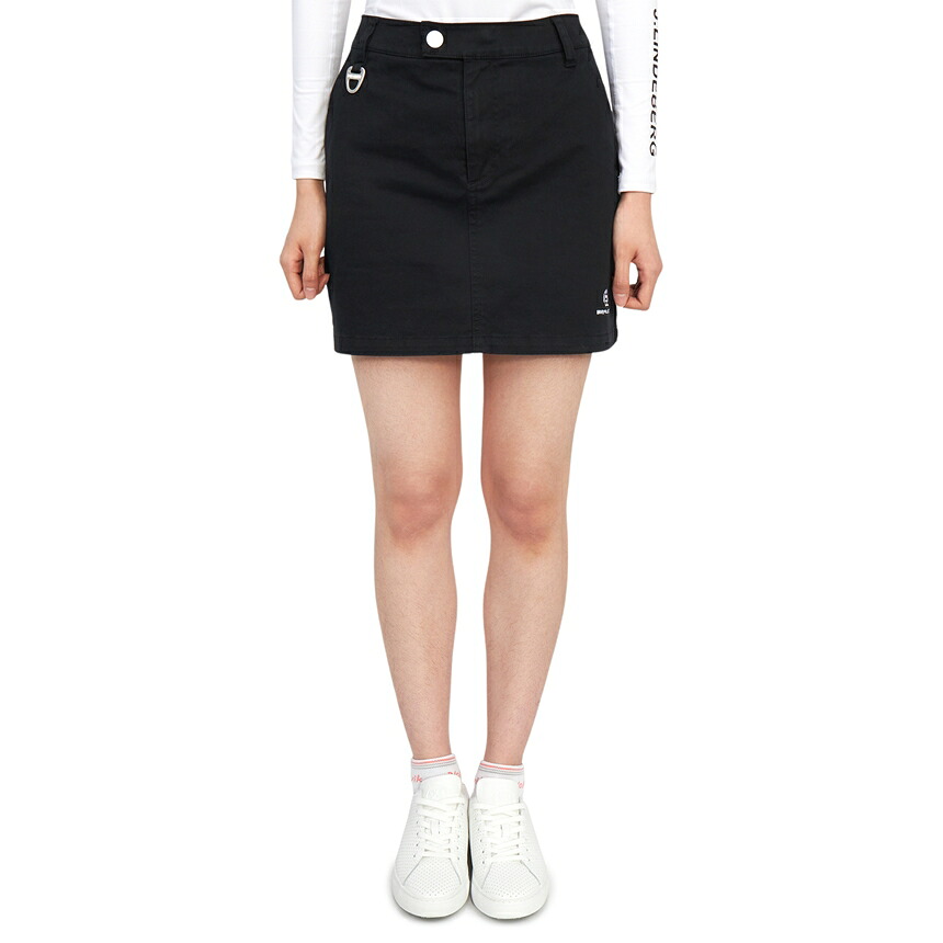 【3%オフクーポン配布中】【着後レビューで1000円OFFクーポン特典】 HORN GARMENT ホーンガーメント レディース ゴルフスカート HCW 2C AE09 BLACK|LUXBOY店
