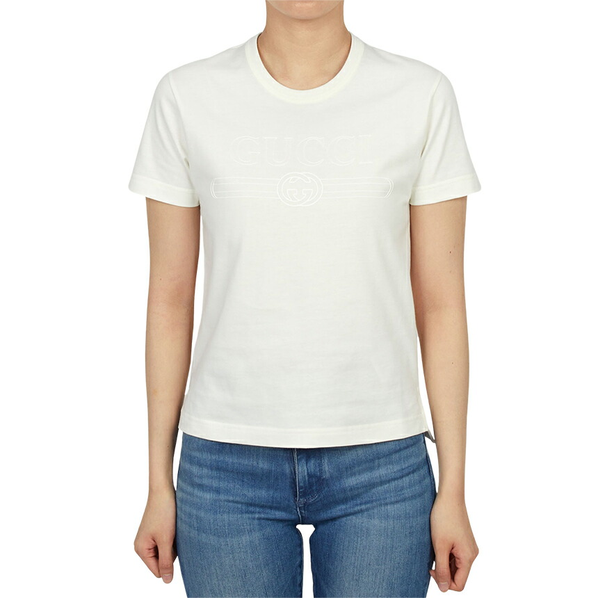 【3%オフクーポン別れ別れ中】 GUCCI グッチ レディース 半袖プルオーバー 805285 XJHQ1 9750