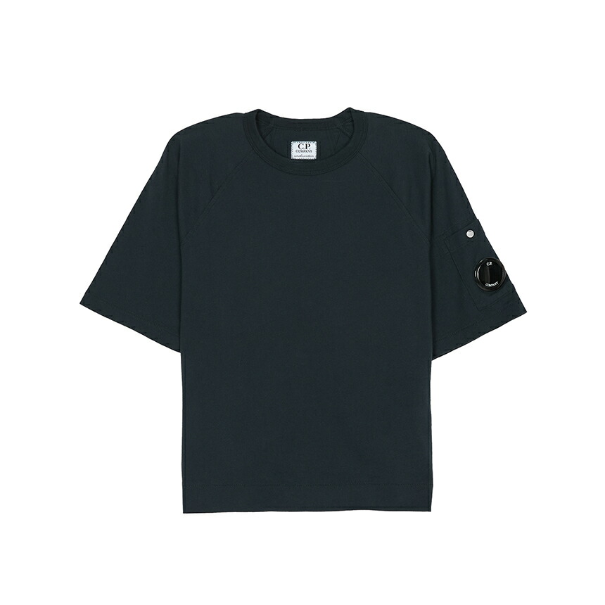 【3%オフクーポン離れ離れ中】 CP COMPANY KIDS シーピーカンパニーキッズ もの言う花 半袖プルオーバー CMM00R LAA17 41150