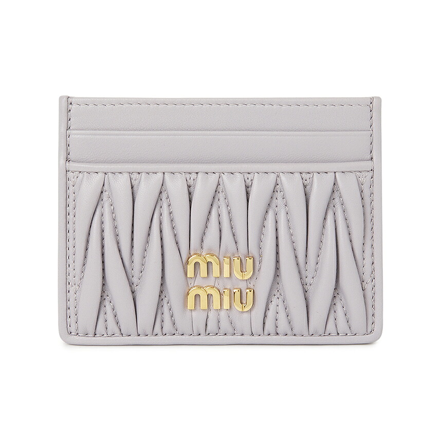 【3%オフクーポン別れ別れ中】 MIUMIU ミュウミュウ レディース 歌留多容れもの 5MC076 AFPP F0230