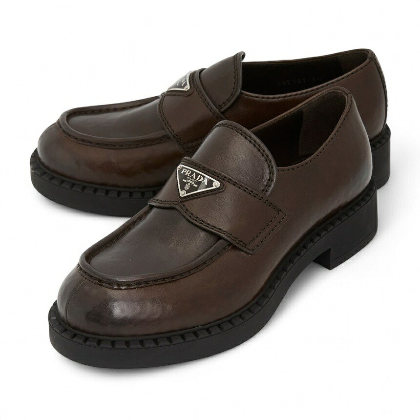 【3%オフクーポン配布中】 PRADA プラダ メンズ ローファー 2DE127 3ZPQ F0562｜LUXBOY店