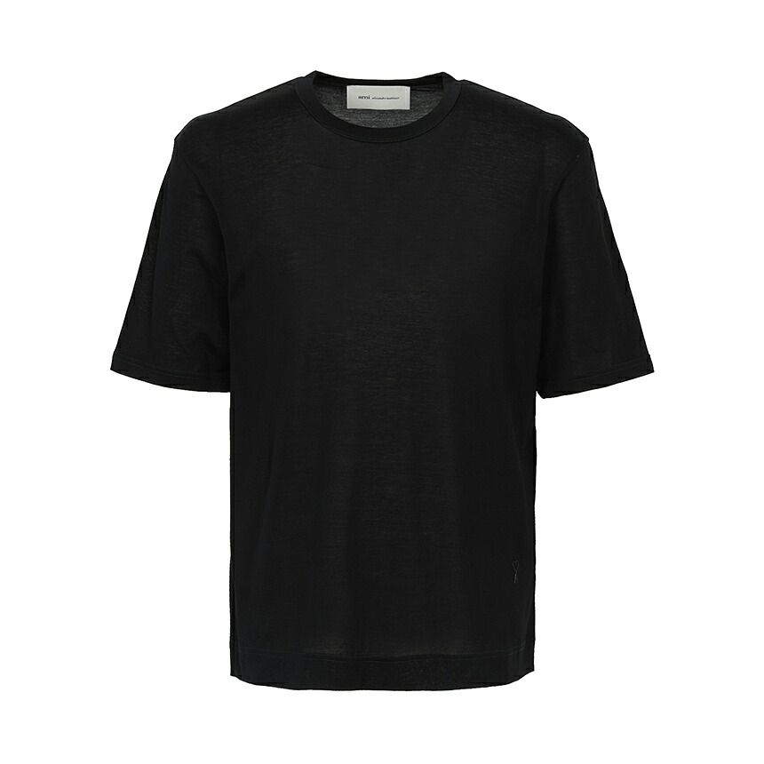 【3%オフクーポン配布中】 AMI アミ メンズ 半袖Tシャツ HTS367 JE0211 001｜LUXBOY店 21,097円