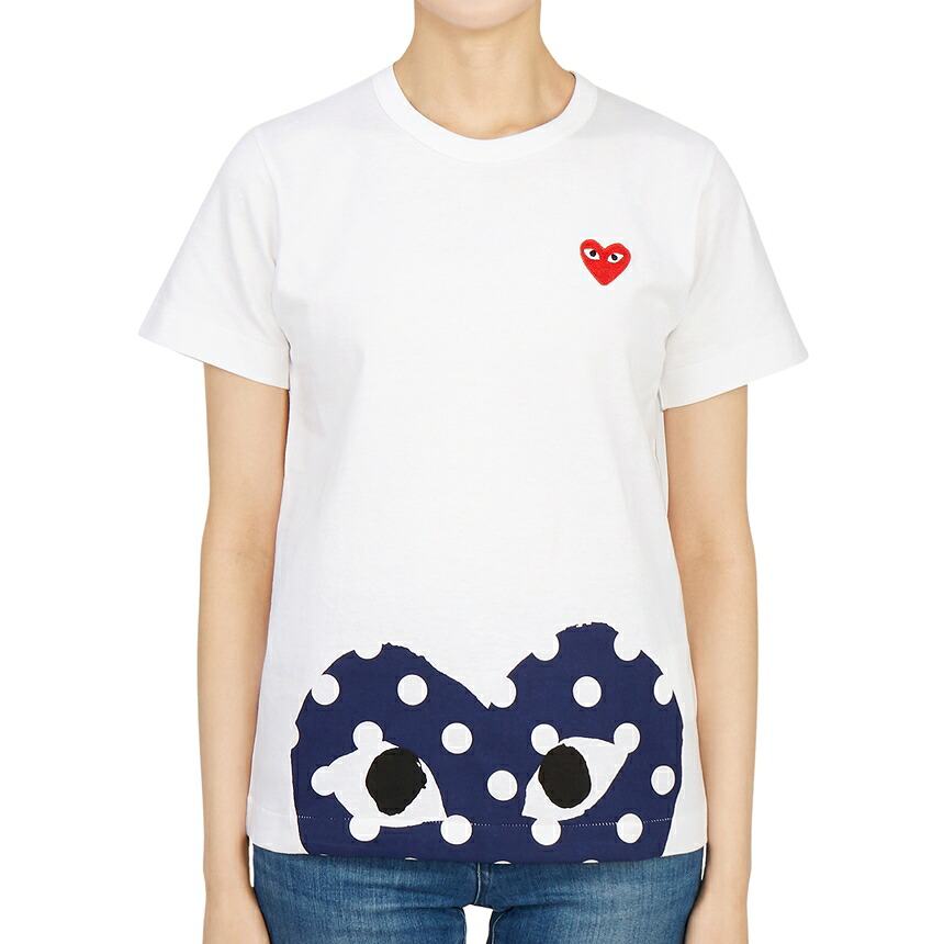 【3%オフクーポン別れ別れ中】 COMME DES GARCONS コムデ給仕 レディース 半袖ティーシャツ AZ T235 051 1