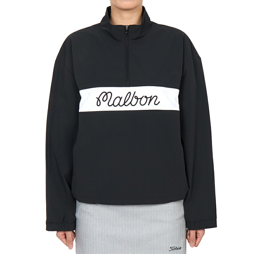 【3%オフクーポン散り散り中】 MALBON GOLF マルボンゴルフ レディース 長袖ティーシャツ MW0268 BLK
