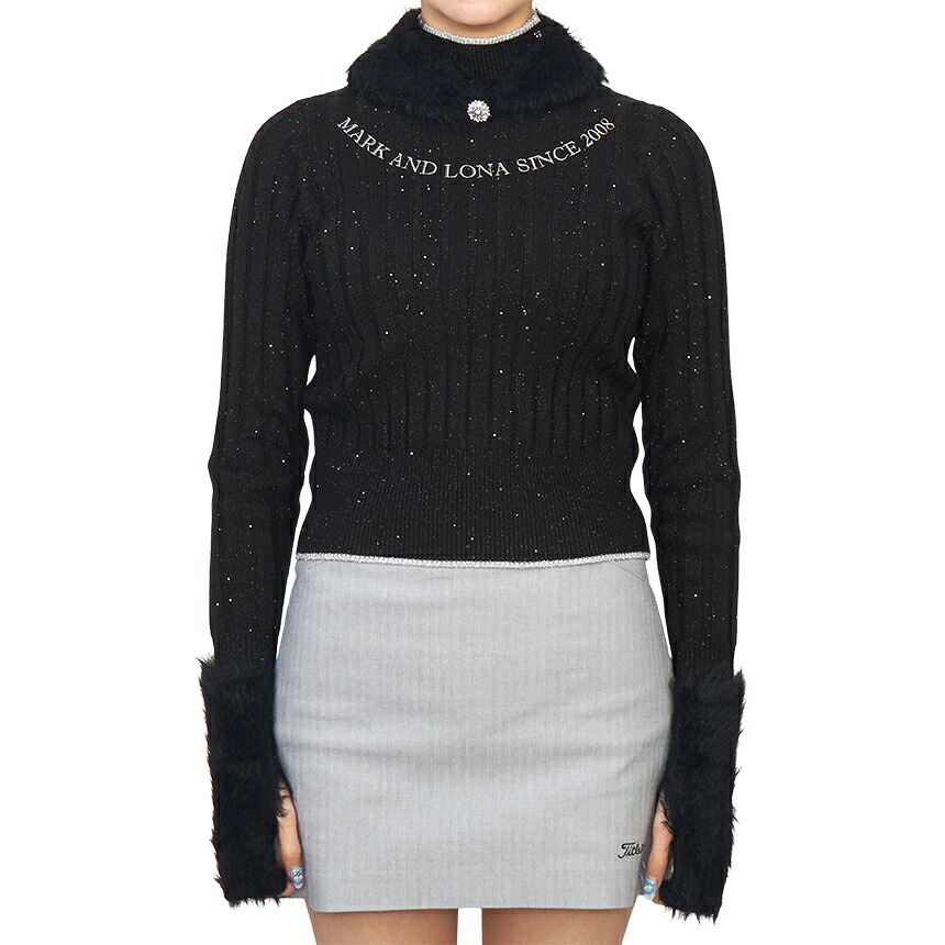 【3%オフクーポン配布中】 MARK & LONA マークアンドロナ レディース ニット MLW 4C AB09 BLACK｜LUXBOY店