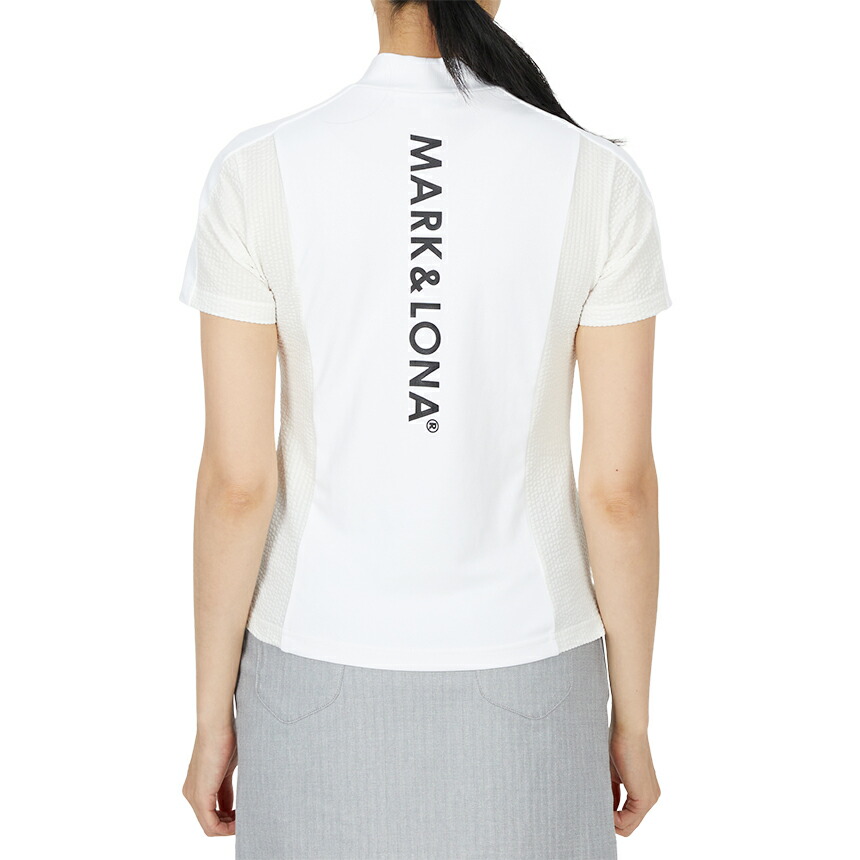【3%オフクーポン散り散り中】 MARK \u0026 LONA マークアンドロナ レディース 半袖ティーシャツ MLW 5A AA05 WHITE