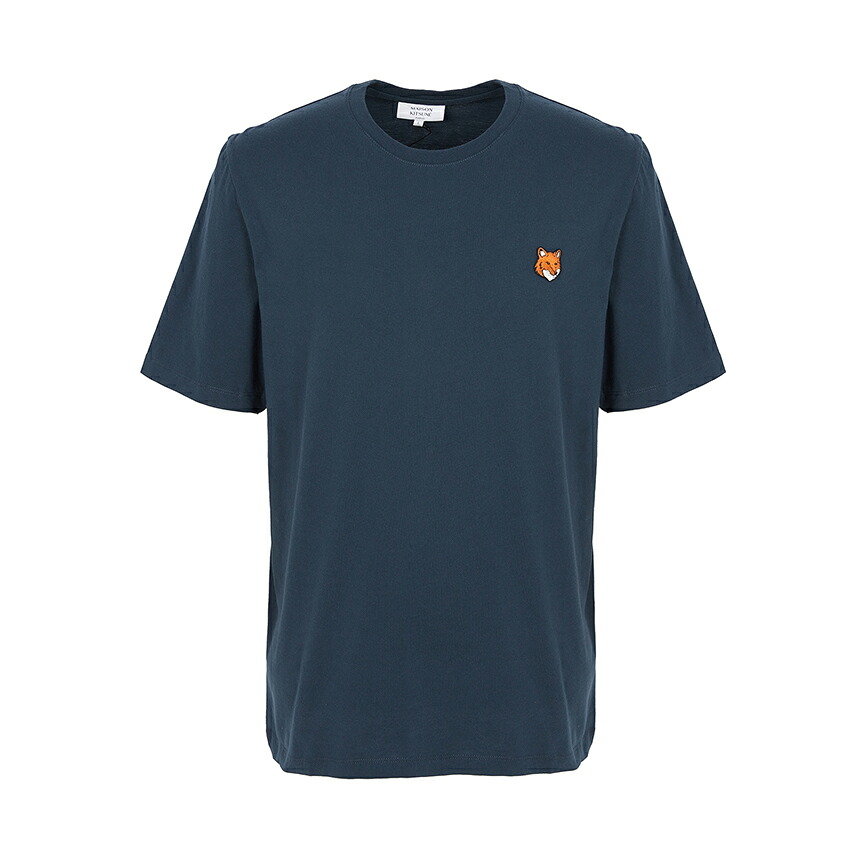 【3%オフクーポン散り散り中】 MAISON KITSUNE 住み家 稲荷 メンズ 半袖ティーシャツ PM00107KJ7026 0413