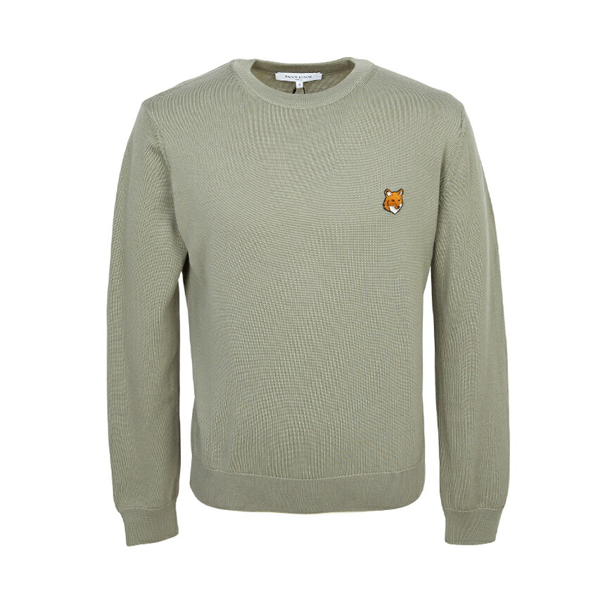 【3%オフクーポン散り散り中】 MAISON KITSUNE 住み家 稲荷 メンズ 編み物 PM00801KT1181 P131