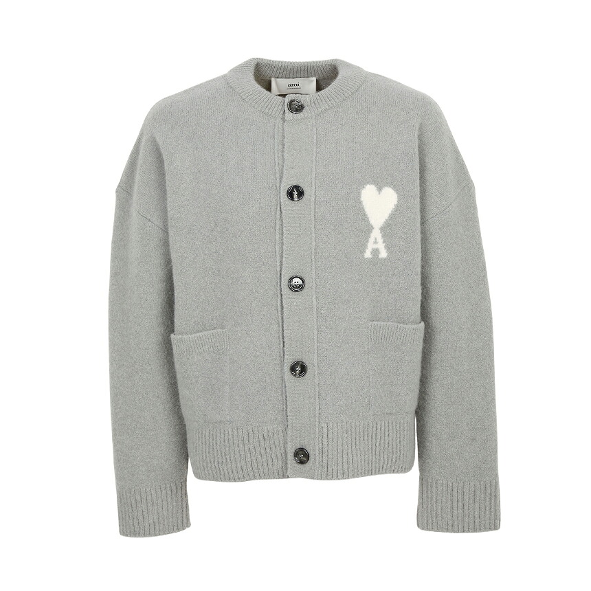 【3%オフクーポン配布中】 AMI アミ メンズ カーディガン UKC366 KN0135 058｜LUXBOY店