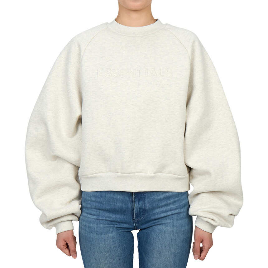 【3%オフクーポン別れ別れ中】 FEAR OF GOD フィアオブゴッド レディース 長袖プルオーバー 192HO257832FW OATMEAL HEATHER