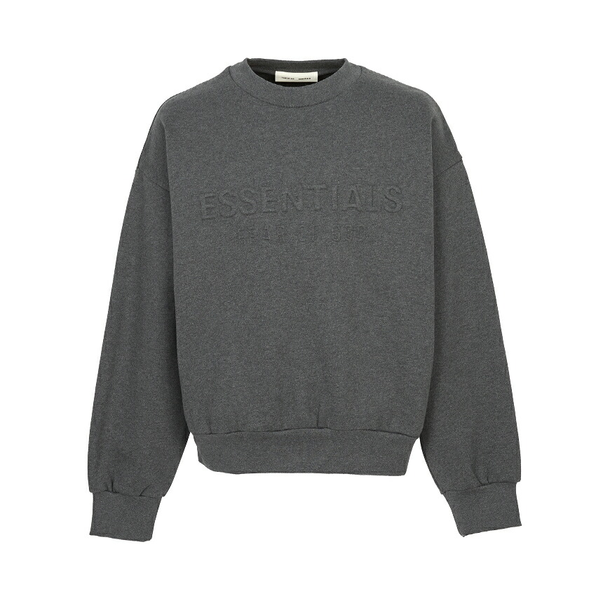 【3%オフクーポン離れ離れ中】 FEAR OF GOD フィアオブゴッド メンズ 長袖プルオーバー 192HO256551F CHARCOAL HEATHER