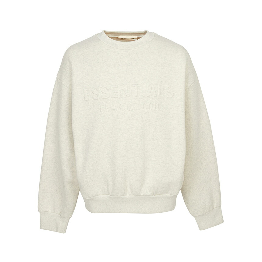 【3%オフクーポン離れ離れ中】 FEAR OF GOD フィアオブゴッド メンズ 長袖プルオーバー 192HO256552F OATMEAL HEATHER