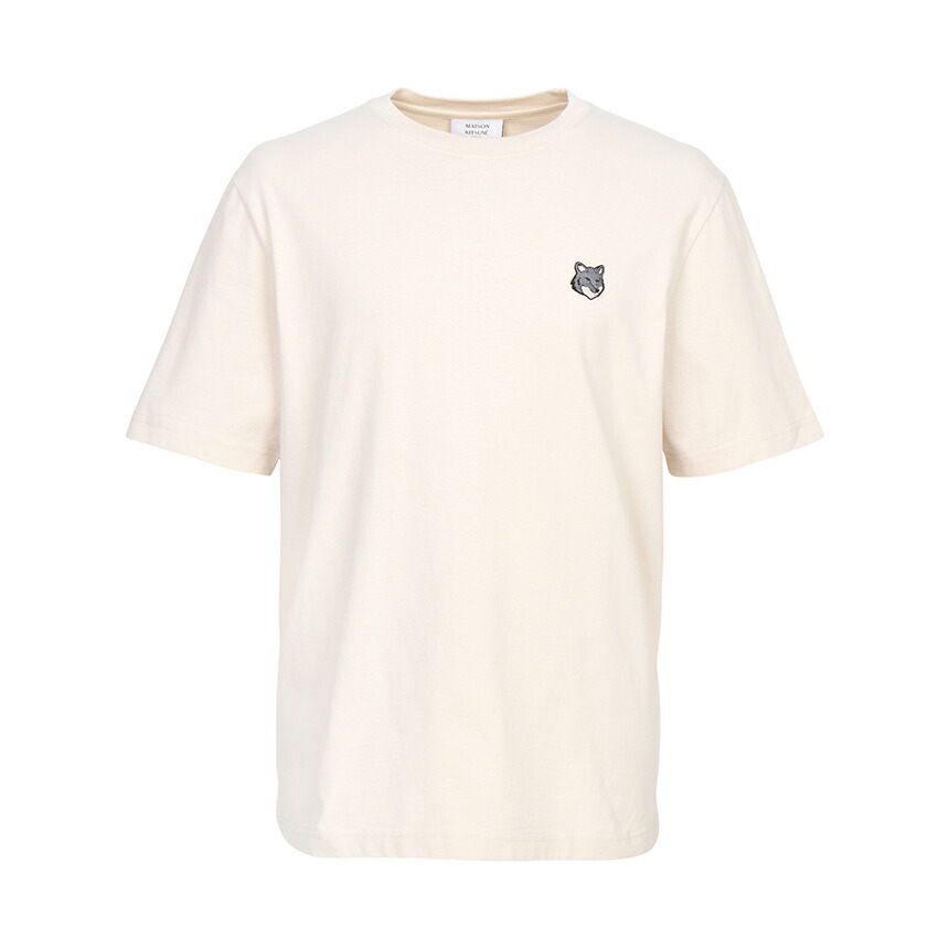 【3%オフクーポン別れ別れ中】 MAISON KITSUNE 住みか 稲荷 メンズ 半袖プルオーバー PM00108KJ7025 0447