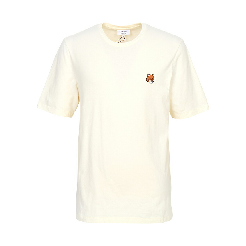 【3%オフクーポン別れ別れ中】 MAISON KITSUNE 棲み家 稲荷 メンズ 半袖ティーシャツ PM00107KJ7026 0063