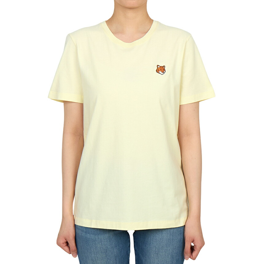 【3%オフクーポン配布中】 MAISON KITSUNE メゾン キツネ レディース 半袖Tシャツ PW00113KJ7026 0424