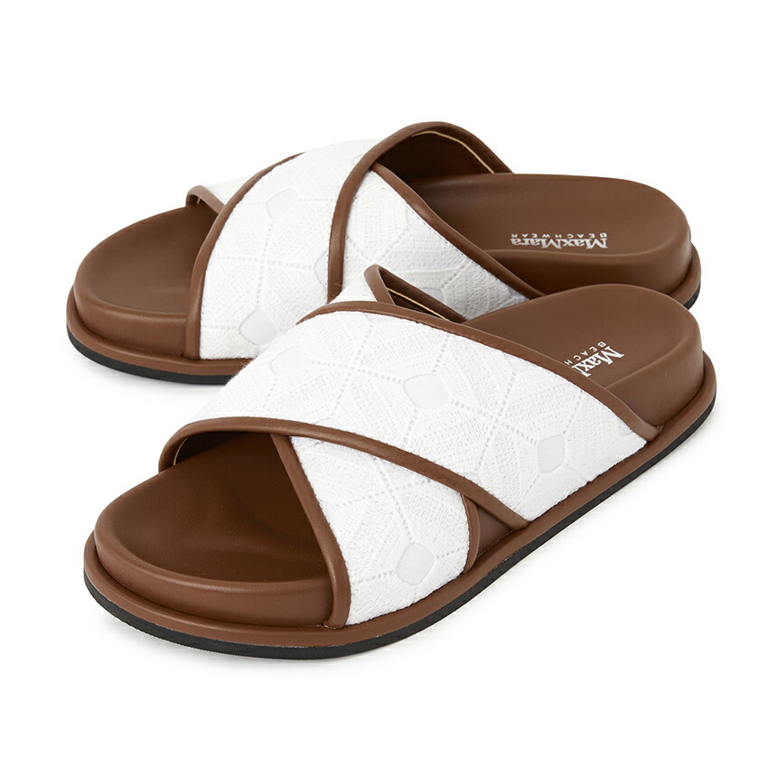 【3%オフクーポン配布中】 MAX MARA BEACHWEAR マックスマーラビーチウエア レディース サンダル PEONIE 001 2616521019｜LUXBOY店