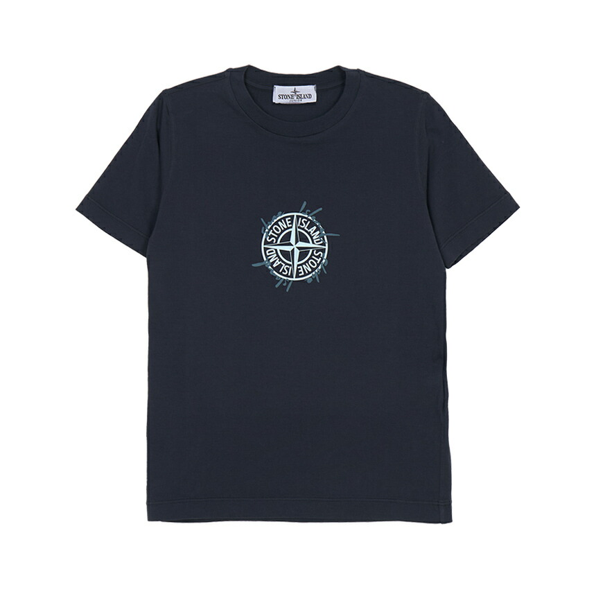 【3%オフクーポン離れ離れ中】 STONE ISLAND KIDS ストーンアイランドキッズ もの言う花 半袖プルオーバー L1S162100009 S0379 V0020 14A