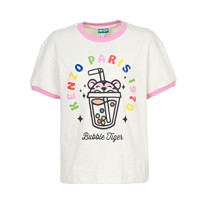 【3%オフクーポン散り散り中】 KENZO KIDS ケンゾーキッズ もの言う花 半袖ティーシャツ K61770 117