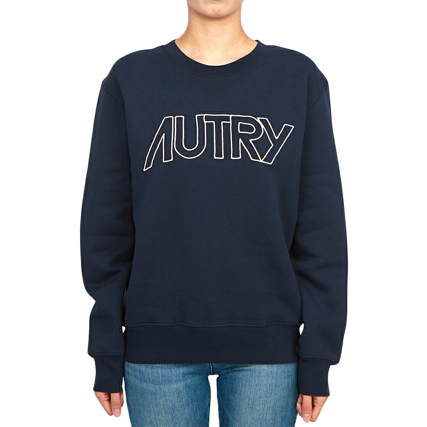 【3%オフクーポン配布中】【着後レビューで1000円OFFクーポン特典】 AUTRY オートリー レディース 長袖Tシャツ SWIW 408B BLUE｜LUXBOY店