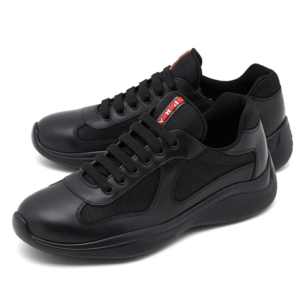 【3%オフクーポン別れ別れ中】 PRADA プラダ メンズ スニーカー 4E3400 6GW F0002