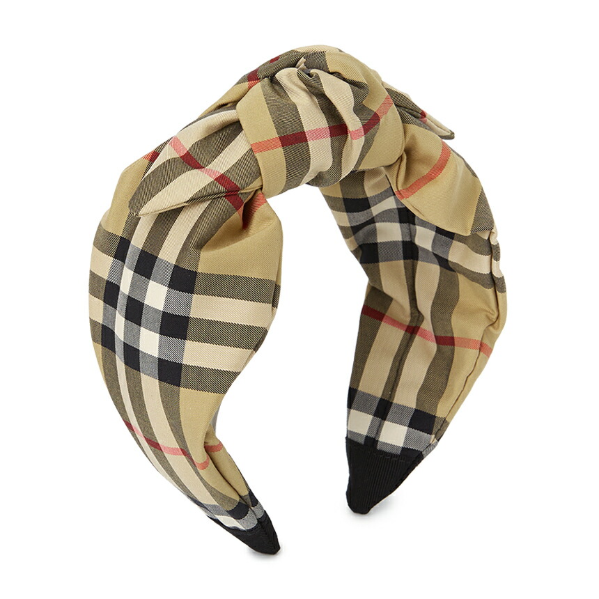 【3%オフクーポン散り散り中】 BURBERRY KIDS バーバリーキッズ もの言う花 雑貨 SOFT KNOT HEADBAND 8078553