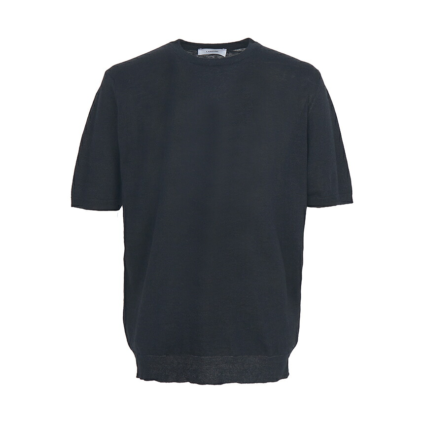 【3%オフクーポン散り散り中】 LARDINI ラルディーニ メンズ 編み物 PALMMC76 PA66022 999