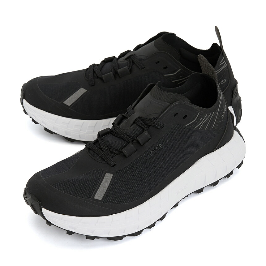 【3%オフクーポン別れ別れ中】 NORDA NORDA メンズ スニーカー 001AM BLK