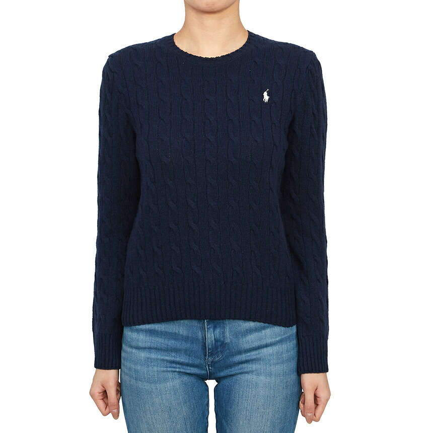 【3%オフクーポン配布中】 RALPH LAUREN KIDS ポロ ラルフローレンキッズ ベビー ニット 313877375008 NAVY｜LUXBOY店