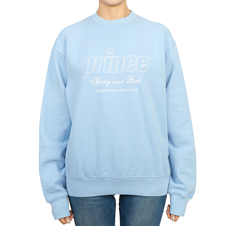 スポーティアンドリッチ レディース 長袖Tシャツ CR1061BL BLUE|LUXBOY店